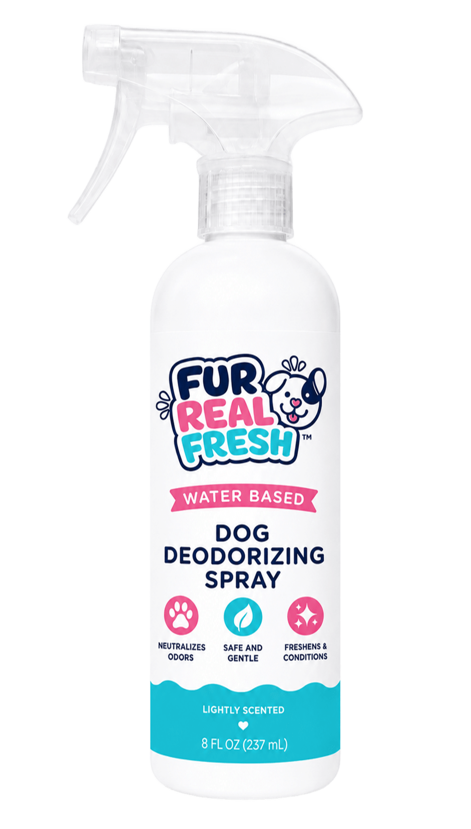 Fur Real Fresh water-based dog deodorizing spray bottle, 16 fl oz